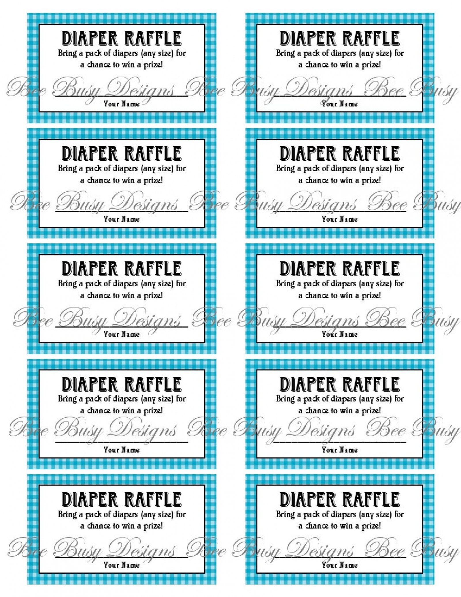 Diaper Raffle Tickets Printable - Tutlin.psstech.co - Free Printable Baby Shower Diaper Raffle Tickets