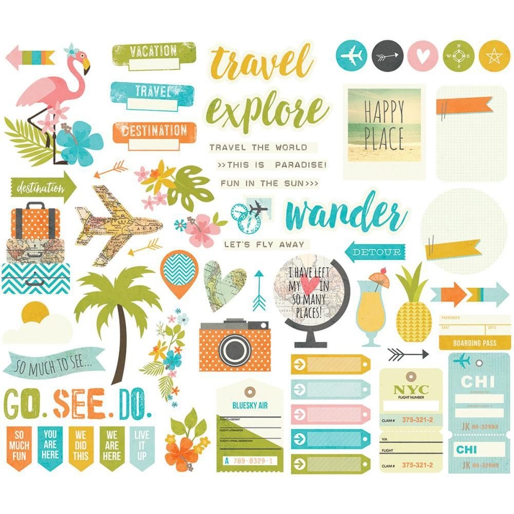 Die Cuts - Bits &amp;amp; Pieces - You Are Here! | Die Cut Crafts - Scrapbooking Die Cuts Free Printable