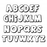 Different Styles Bubble Letters Free Printable Alphabet Letters   Free Printable Bubble Letters