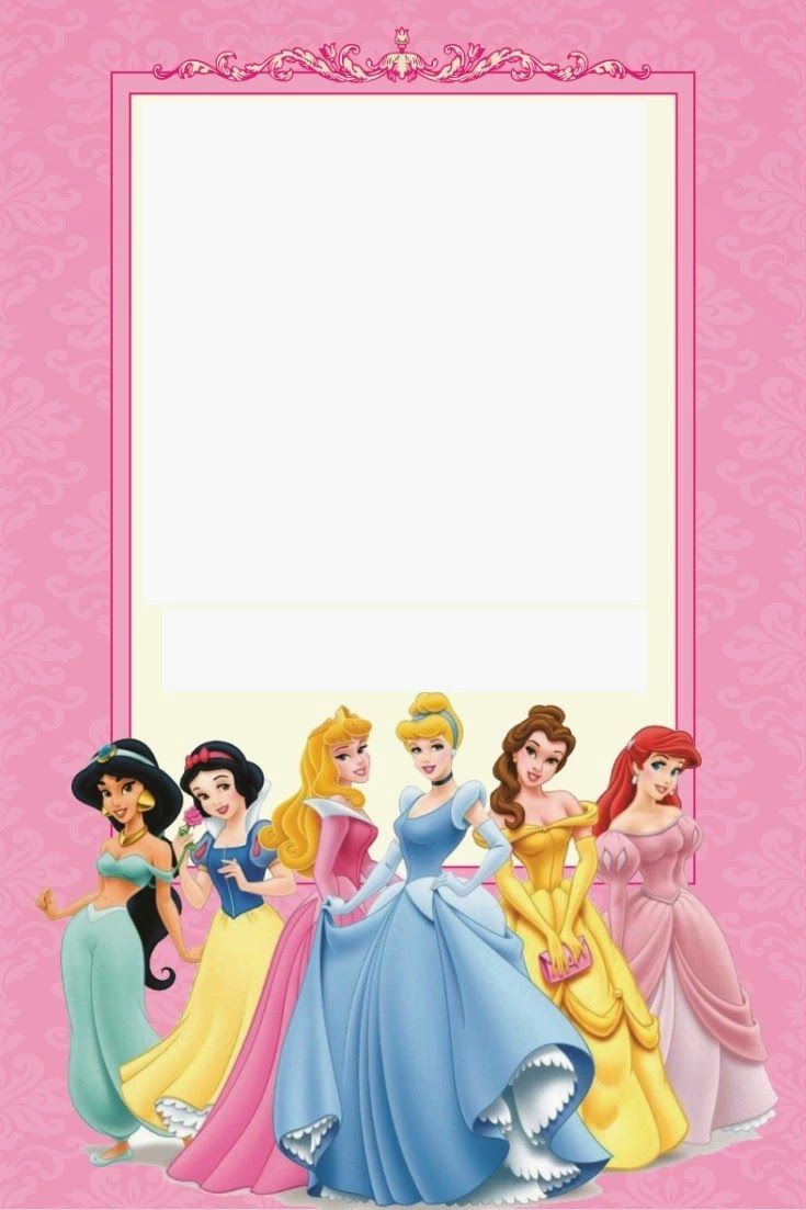 Disney Princess Party: Free Printable Mini Kit. | Free Printables - Free Printable Princess Invitation Cards