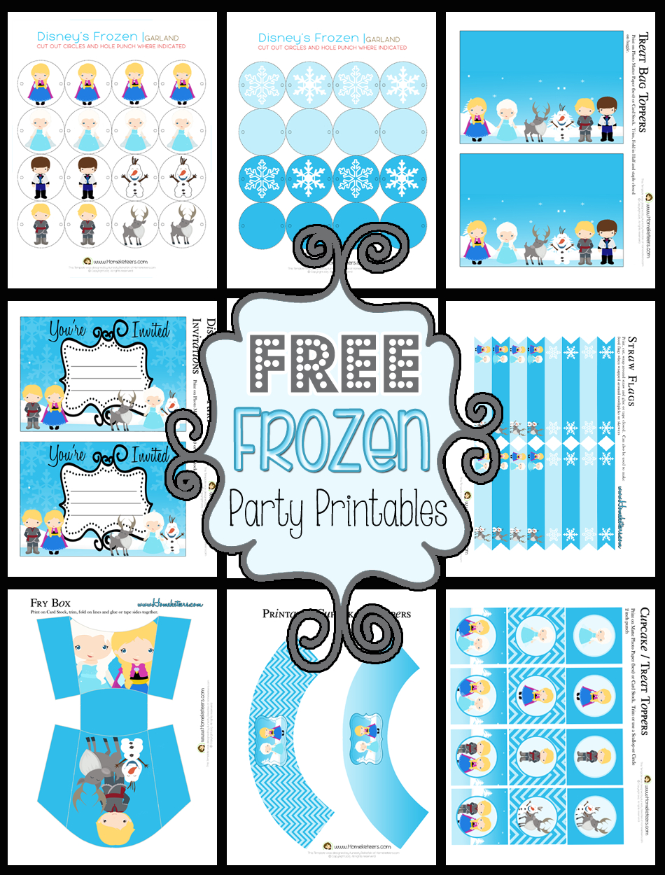 Frozen Birthday Banner Printable Free Free Printable
