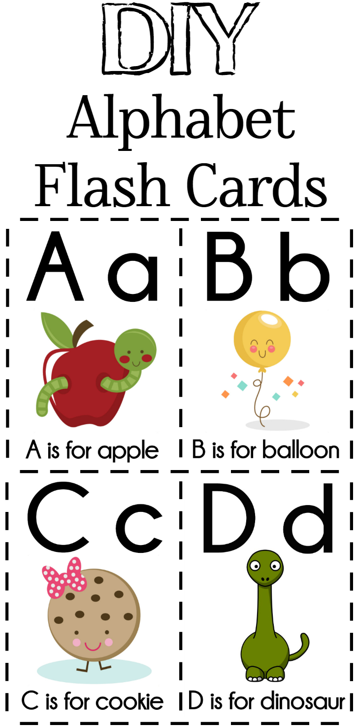 Diy Alphabet Flash Cards Free Printable - Extreme Couponing Mom - Free Printable Abc Flashcards With Pictures