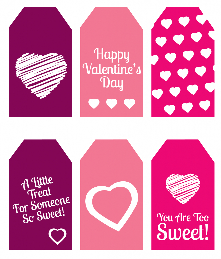 Diy Valentine&amp;#039;s Day Gift: Mini Candy Boxes &amp;amp; Printable Gift Tags - Free Printable Toe Tags