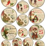 Diy Vintage Gold Christmas Gift Tags   Free Printable | Kerstmis   Diy Christmas Gift Tags Free Printable