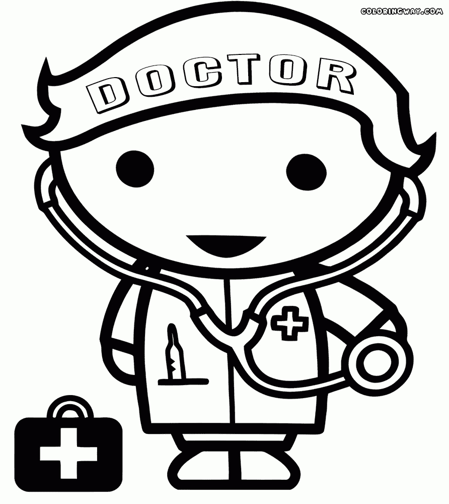 Doctor Printable Coloring Pages