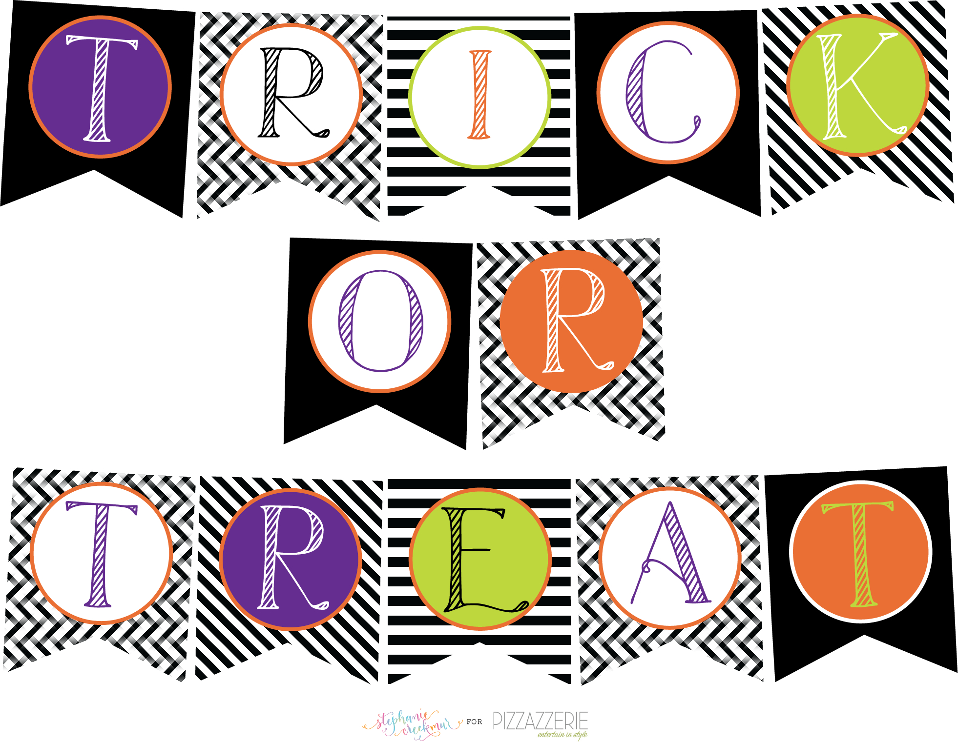 Download} Free Halloween Printables Collection! | Pizzazzerie - Free Printable Halloween Banner Templates