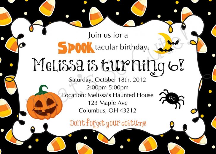 Halloween Party Invitation Templates Free Printable