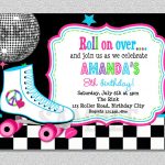 Download Free Template Free Printable Roller Skating Birthday Party   Free Printable Roller Skate Template