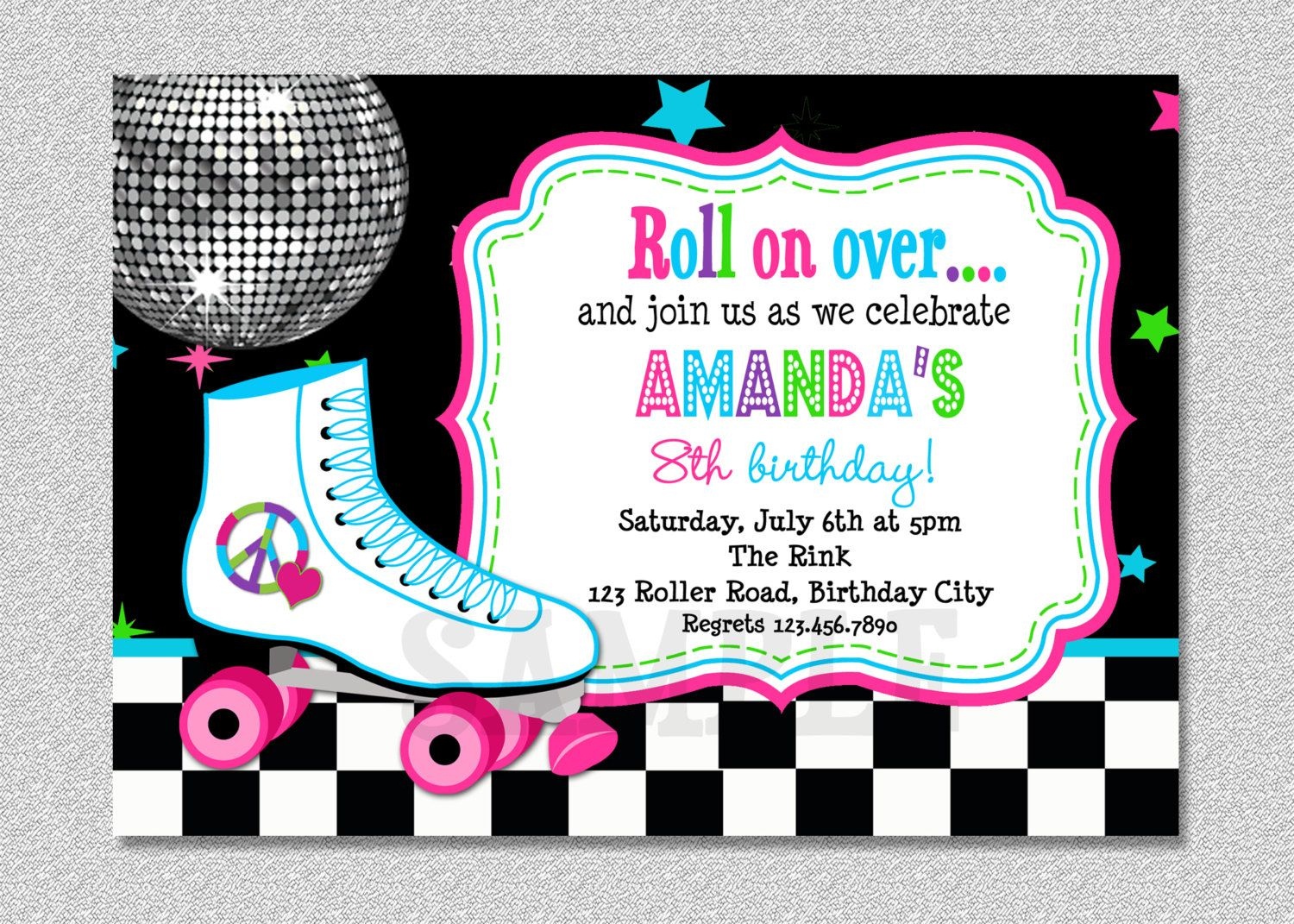 Free Printable Birthday Invitations Ice Skating Theme