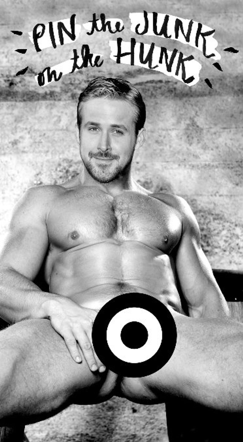 Download Ryan Gosling Pin The Junk On The Hunk Nsfw | Etsy - Pin The Junk On The Hunk Free Printable