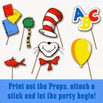 Dr. Seuss Photo Booth Printable Props | School Dr. Seuss   Free Printable Dr Seuss Photo Props