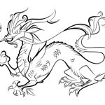 Dragon Coloring Pages Printable | Mythical Creatures Day Camp   Free Printable Chinese Dragon Coloring Pages