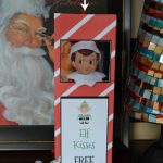 East Coast Mommy: Elf Kissing Booth (Free Printable)   Elf On The Shelf Kissing Booth Free Printable