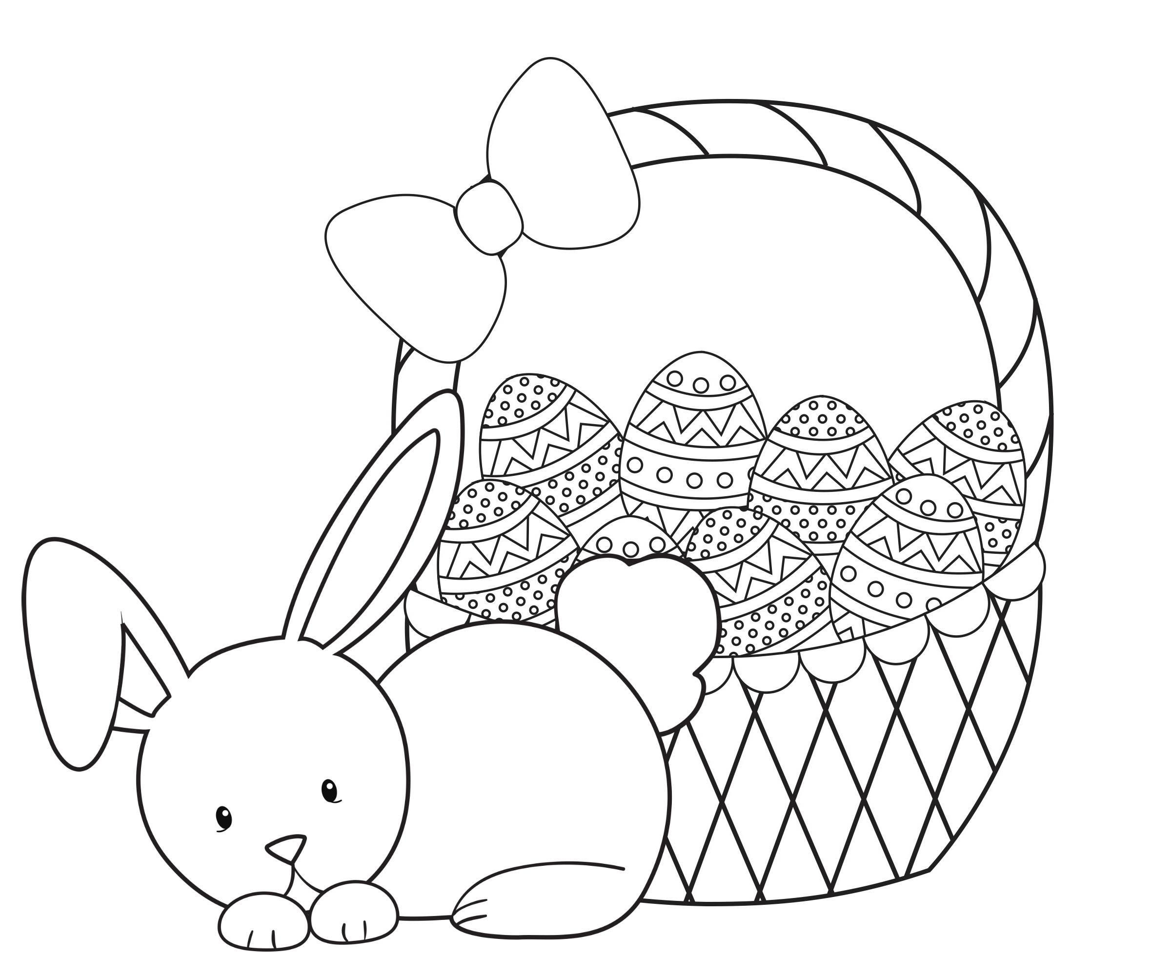 Easter Coloring Pages For Kids - Crazy Little Projects - Easter Color Pages Free Printable