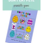 Easter Printable Don't Eat Pete Coloring Book Page And Game   Don T Eat Pete Free Printable
