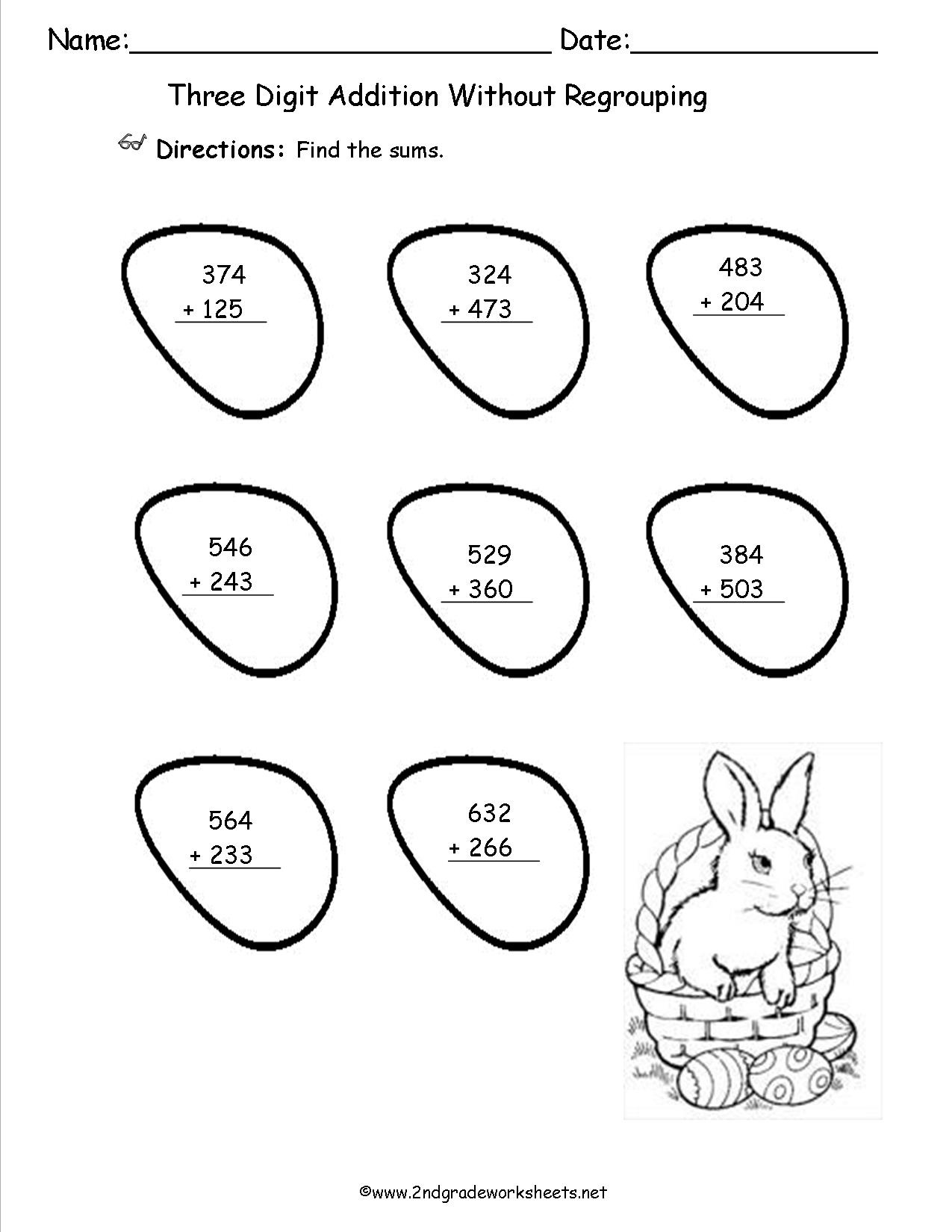 Free Printable Easter Worksheets For 3Rd Grade Free Printable