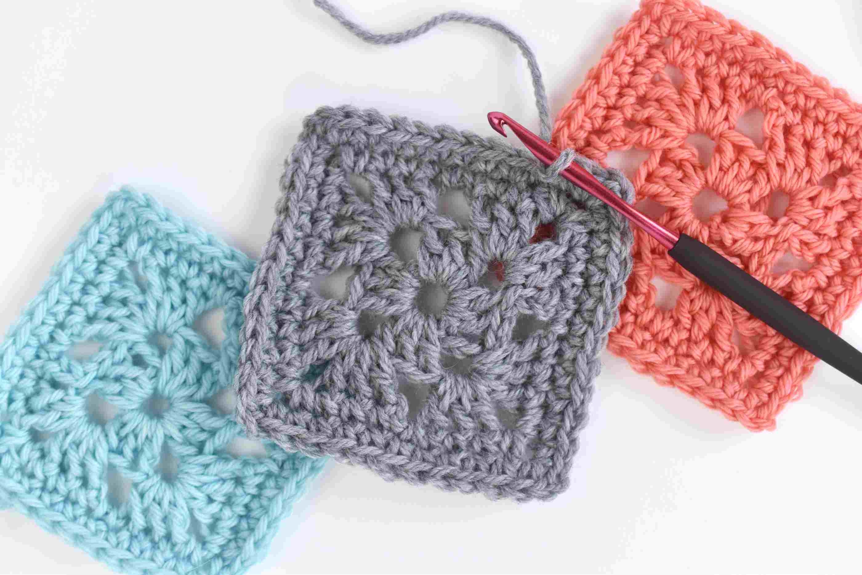 Easy Granny Square Crochet Pattern - Free Printable Crochet Granny Square Patterns