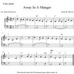 Easy Piano Arrangementpeter Edvinsson Of The Christmas Carol   Free Printable Christmas Music Sheets Piano