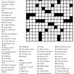Easy Printable Crossword Puzzels   Infocap Ltd.   Free Daily Printable Crosswords