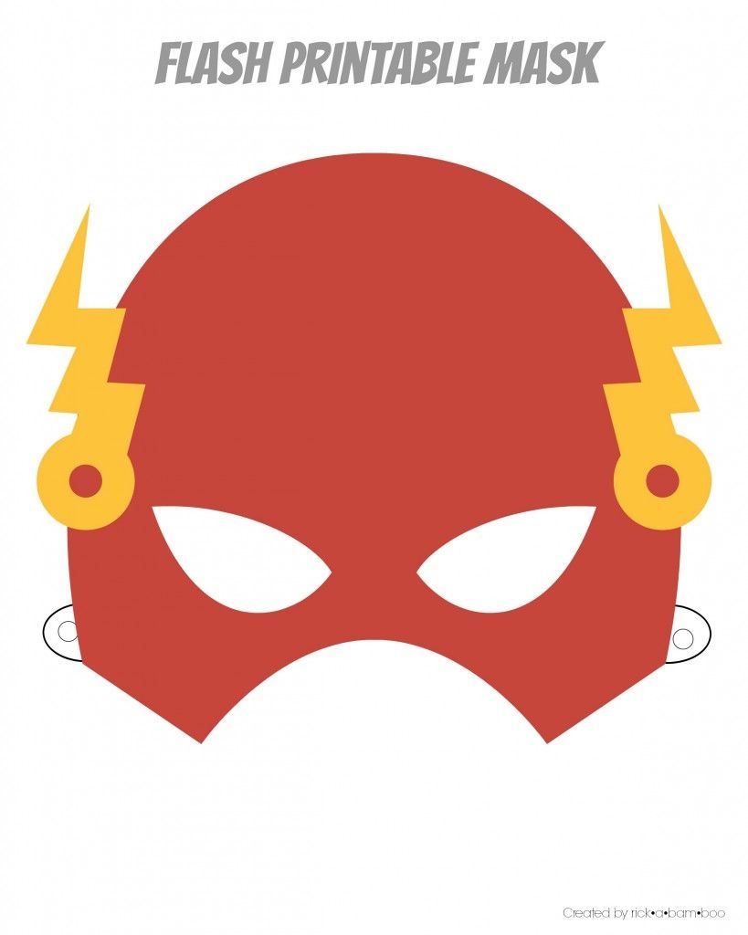 Easy Superhero Mask Template (Free!!) | Paper Masks | Superhero Mask - Free Printable Ironman Mask