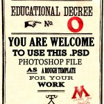 Educational Decree Template From The Harry Potter Film Series. A   Free Printable Harry Potter Posters