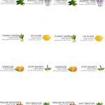 Eight Essential Oil Roller Bottle Recipes With Free Printables   Free Printable Roller Bottle Labels