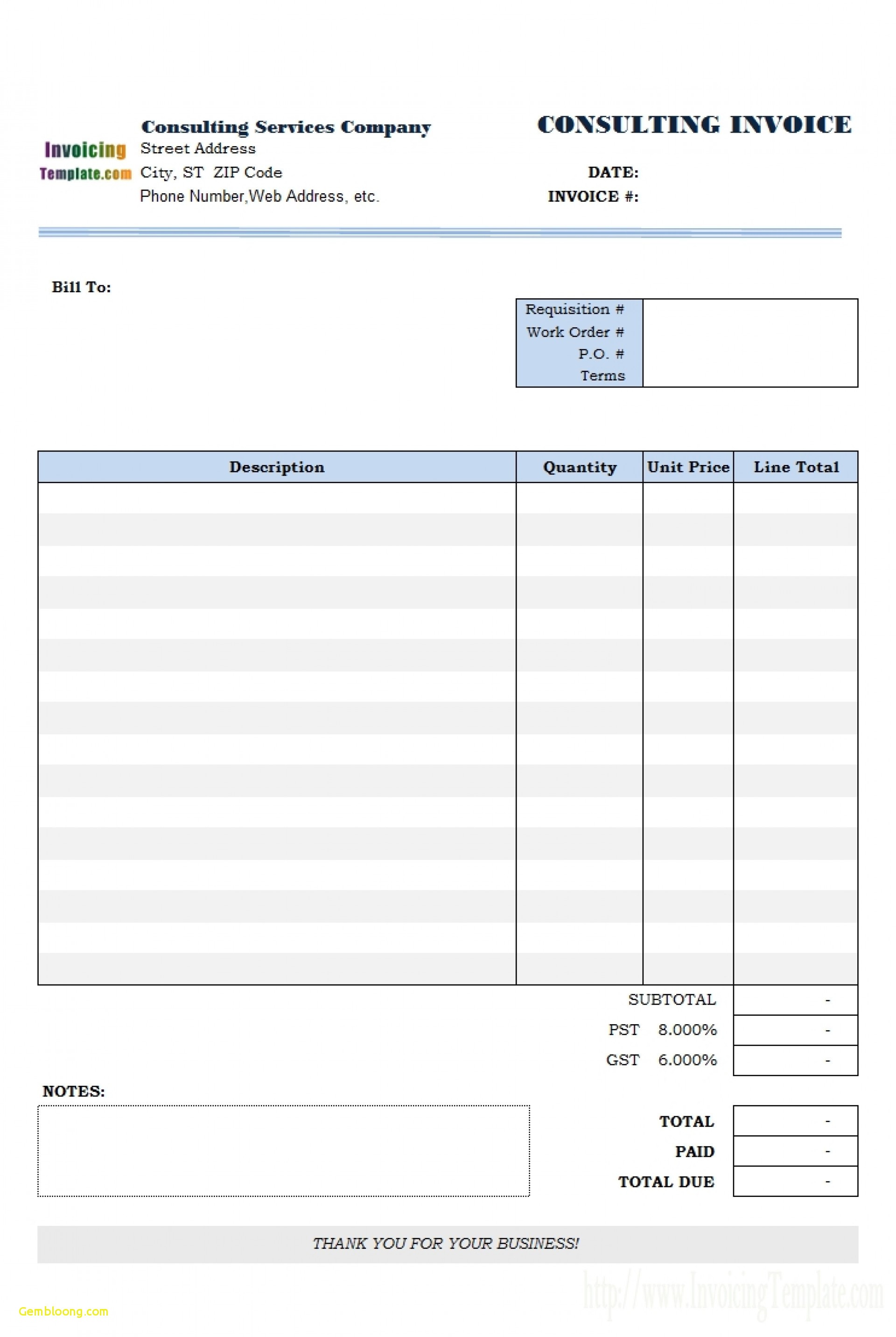 Aynax Com Free Printable Invoice Free Printable