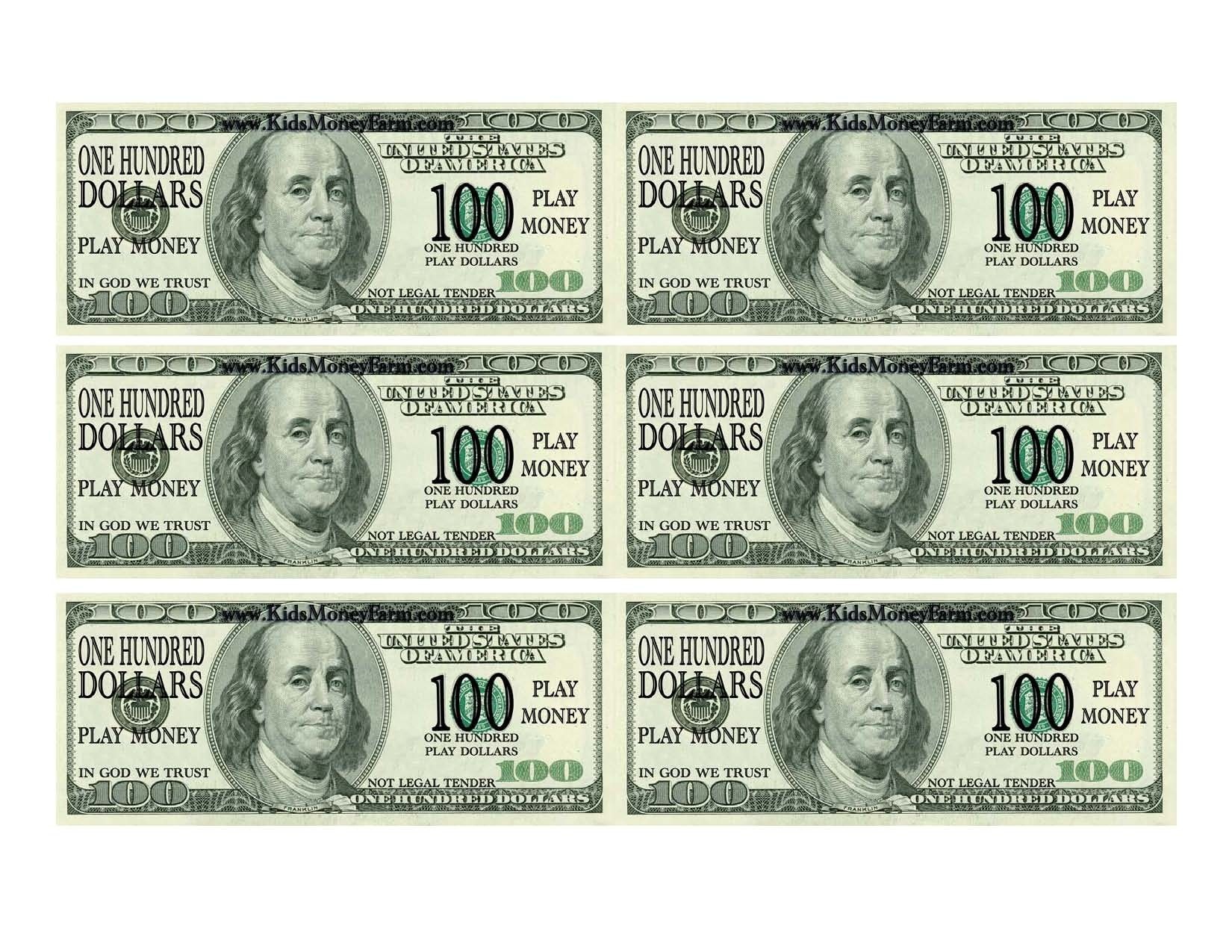 free printable fake money that looks real free printable