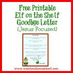 Elf On The Shelf Farewell Letter Printable | Elf On The Shelf | Elf   Elf On A Shelf Goodbye Letter Free Printable