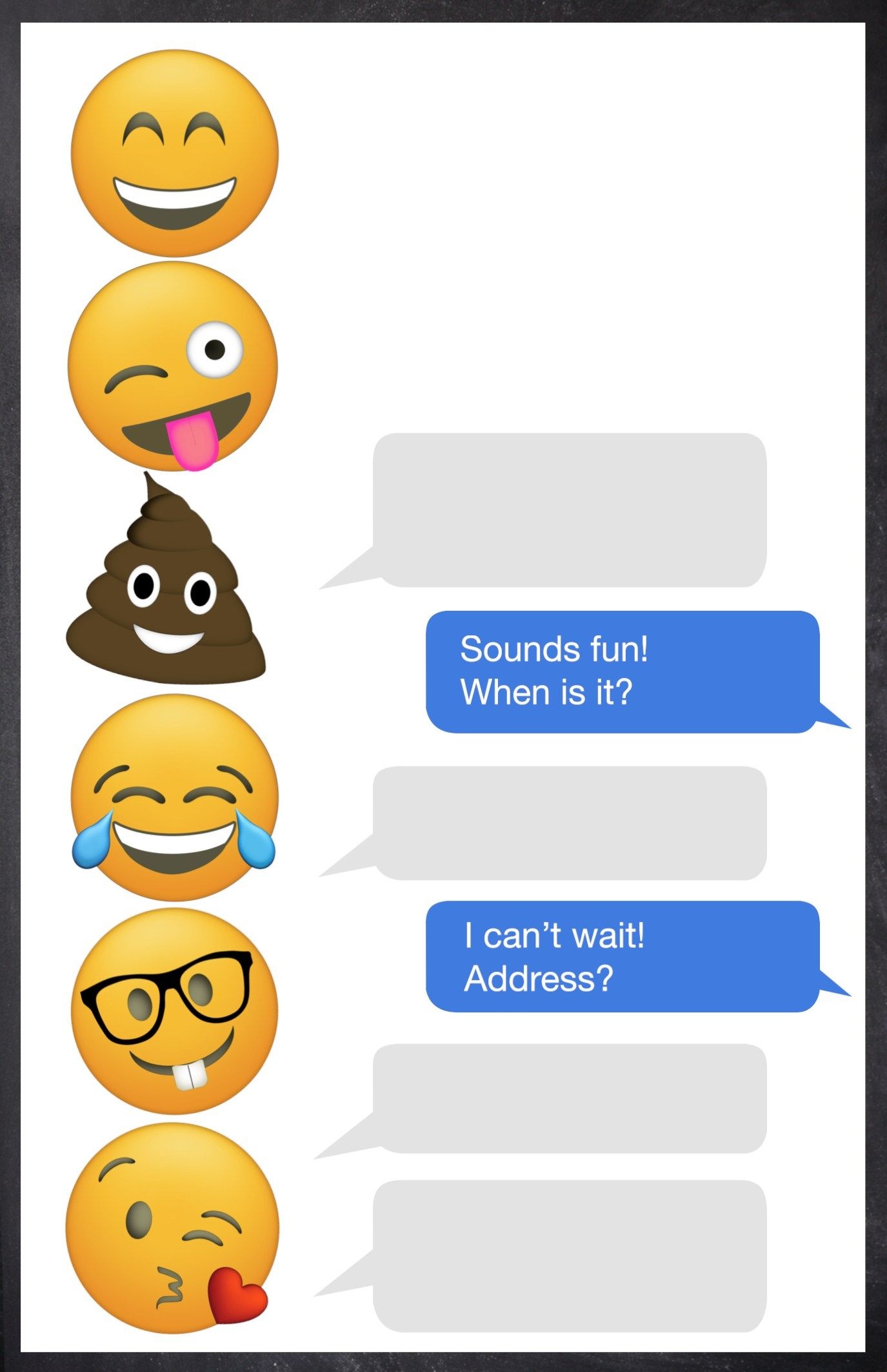 Emoji Birthday Invitations Free Printable Template | Shreya Birthday - Free Printable Emoji B Day Invites