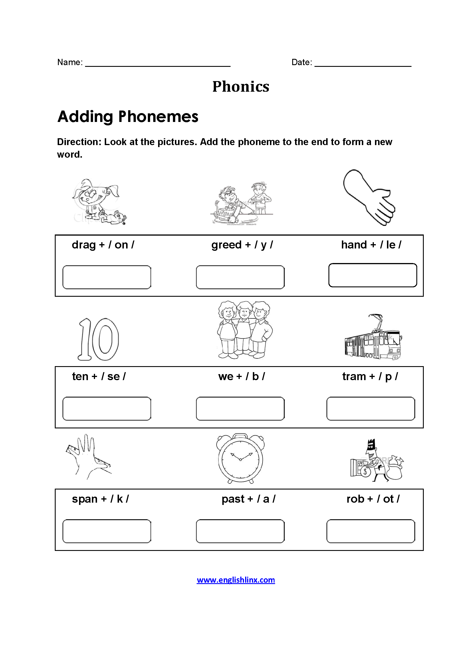Free Printable Phonics Worksheets For 4Th Grade Free Printable