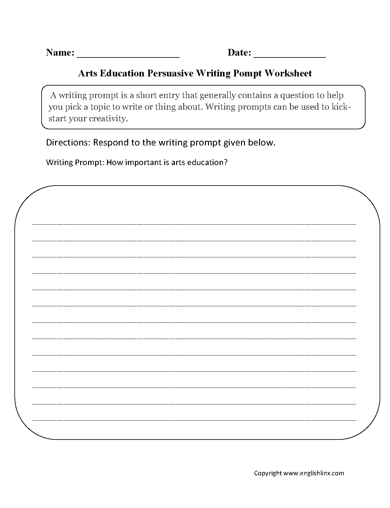 problem solving writing prompts for middle school