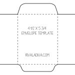 Envelope Template | Envelope Template For 8.5 X 11 Paper Diy   Free Printable Envelope Size 10 Template