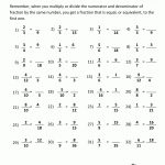Equivalent Fractions Worksheets | Free Printable Fraction Worksheets   Free Printable Worksheets For 4Th Grade