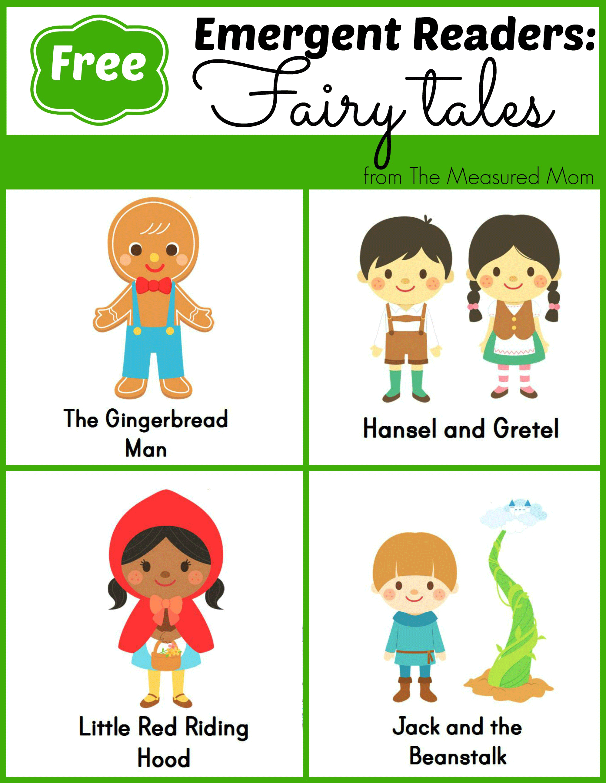 Fairy Tale Emergent Readers | Reading &amp;amp; Writing Readiness | Emergent - Free Printable Disney Stories