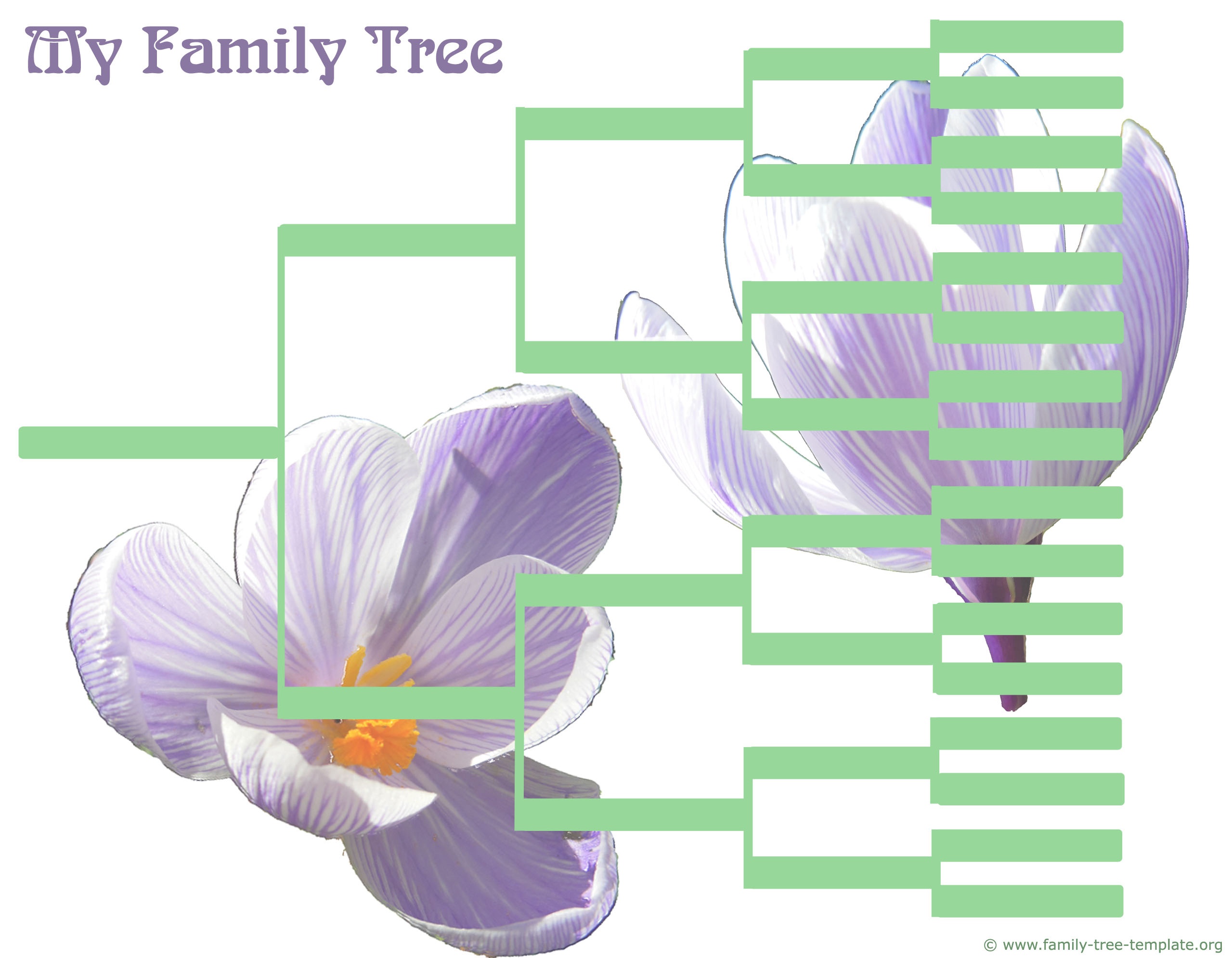 Family Tree Templates &amp; Genealogy Clipart For Your Ancestry Map - Free Printable Family Tree Template 4 Generations
