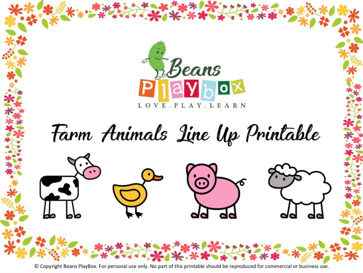 Free Printable Farm Animals
