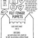 Felt Finger Puppets {Free Printable Template} | Puppets | Finger   Free Printable Finger Puppet Templates