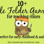 File Folder Games For Teaching Colors   Free Printable File Folder Games For Preschool