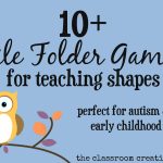 File Folder Games For Teaching Shapes   Free Printable File Folder Games For Preschool