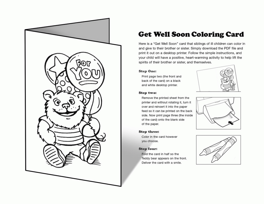 First Paper Printable Get Well Soon Cards Color Uncategorized - Free Printable Get Well Soon Cards