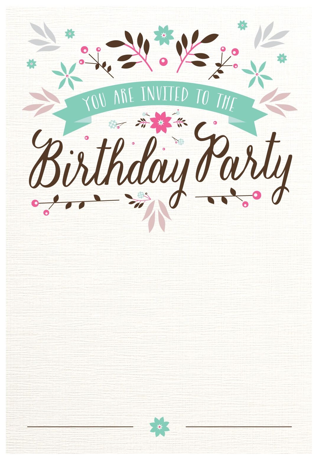 Free Printable Invitations Templates Free Printable