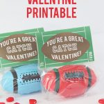 Football Valentine Printable | Printables/clipart | Valentine Box   Free Printable Football Valentines Day Cards