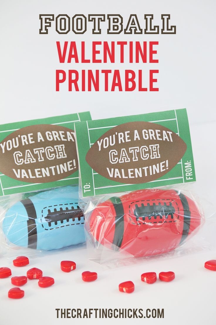 Free Printable Football Valentines Day Cards Free Printable