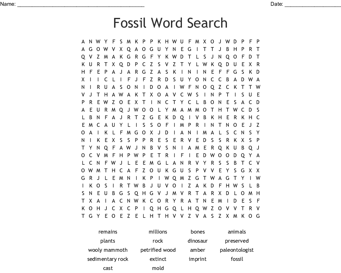 Free Printable Dinosaur Word Search Free Printable