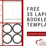 Free 35 Lapbook Booklet Templates – Heart Of Wisdom   Free Printable Lapbook Templates