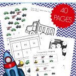 Free 40 Page Preschool Transportation Theme Printables   Free Printable Transportation Worksheets For Kids