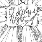 Free Adult Coloring Page Printable   Christmas — Clumsy Crafter   Free Printable Bible Christmas Coloring Pages