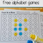Free Alphabet Games To Promote Letter Recognition   The Measured Mom   Free Printable Alphabet Games