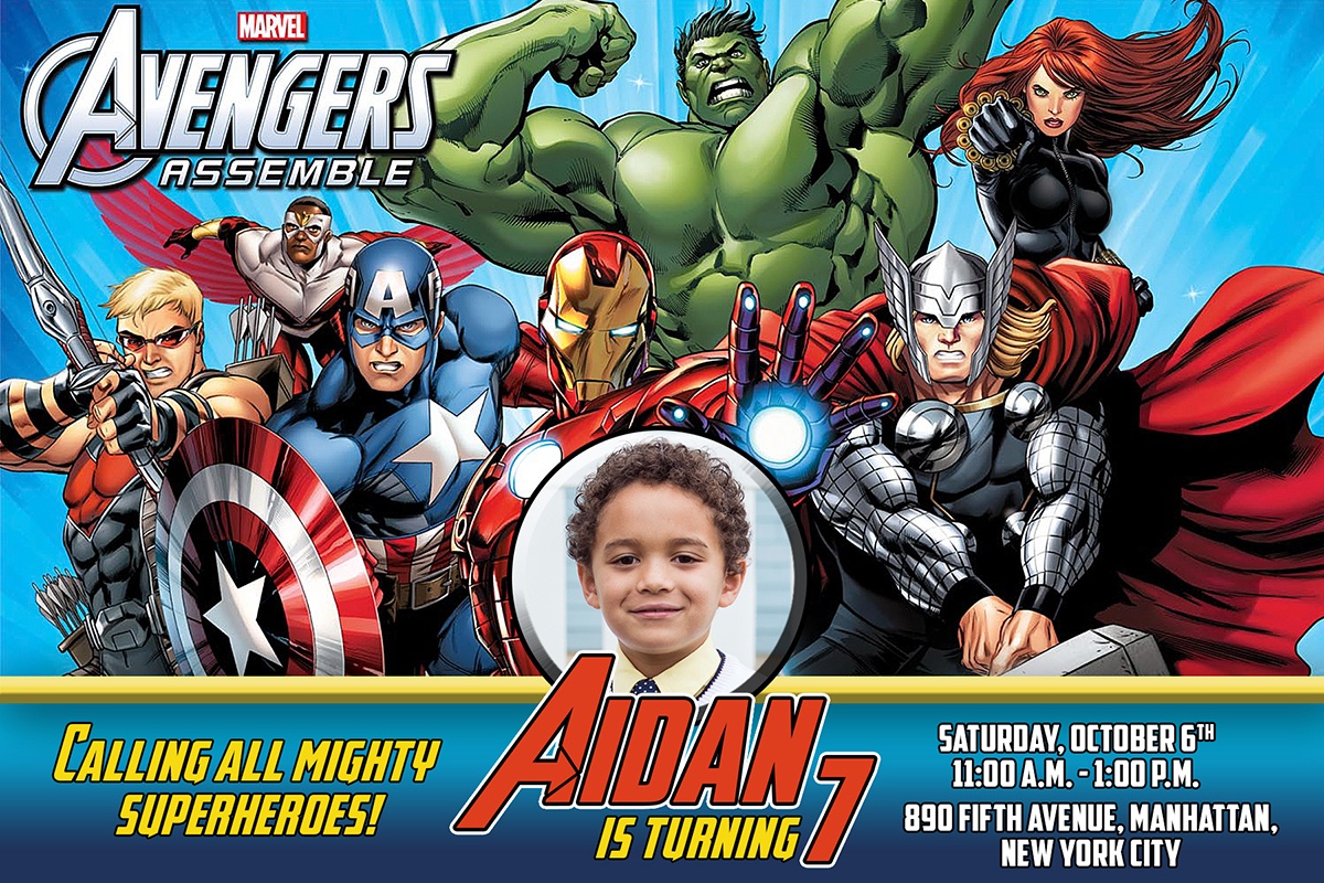 Free Avengers Birthday Invitation | Dioskouri Designs - Avengers Party Invitations Printable Free